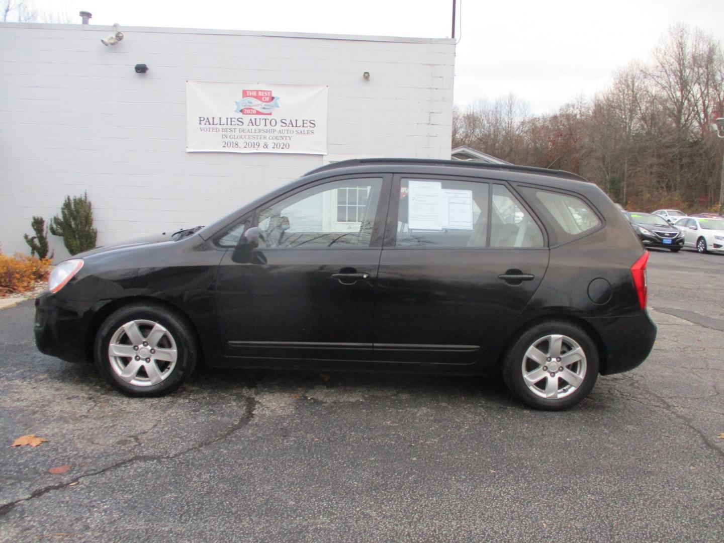 2008 BLACK Kia Rondo (KNAFG526X87) , AUTOMATIC transmission, located at 540a Delsea Drive, Sewell, NJ, 08080, (856) 589-6888, 39.752560, -75.111206 - Photo#2